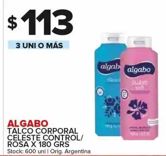 Carrefour Maxi Talco corporal algabo180g oferta
