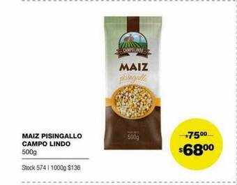 Atomo Conviene Maiz Pisingallo Campo Lindo oferta