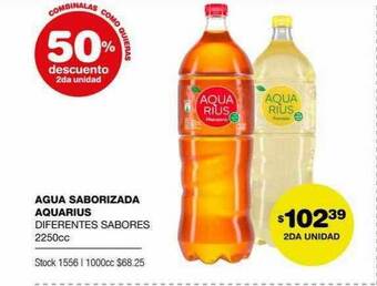 Atomo Conviene Agua Saborizada Aquarius oferta