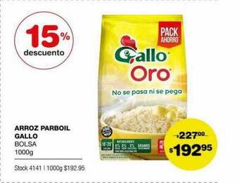 Atomo Conviene Arroz Parboil Gallo oferta