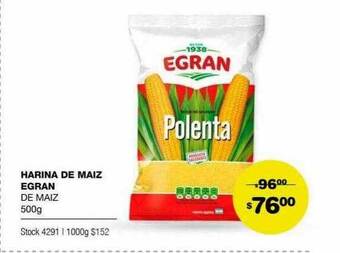 Atomo Conviene Harina De Maiz Egran oferta