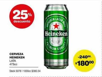 Cerveza Heineken