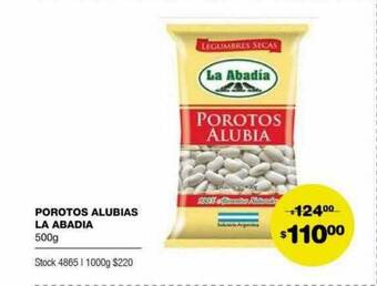 Atomo Conviene Porotos Alubias La Abadia oferta