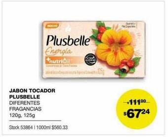 Atomo Conviene Jabon Tocador Plusbelle oferta