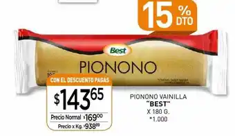 La Anonima Pionono Vainilla oferta