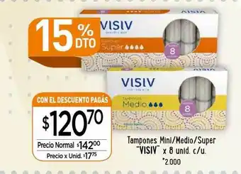La Anonima Tampones Mini - Medio - Super oferta