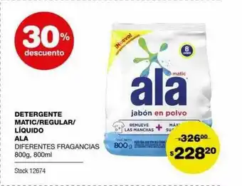 Atomo Conviene Detergente Matic-regular-líquido Ala oferta