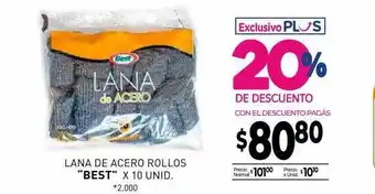 La Anonima Lana De Acero Rollos oferta
