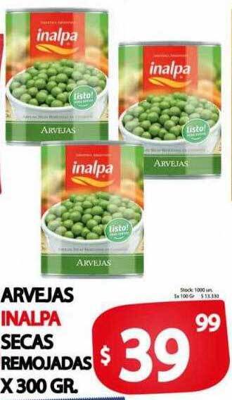 Supermercados Caracol Arvejas Inalpa oferta