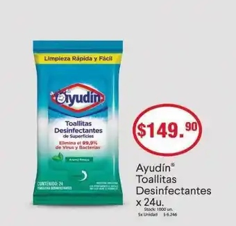 Supermercados Caracol Ayudín Toallitas Desinfectantes oferta