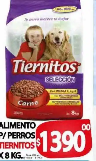 Supermercados Caracol Alimento P-perros Tiernitos oferta