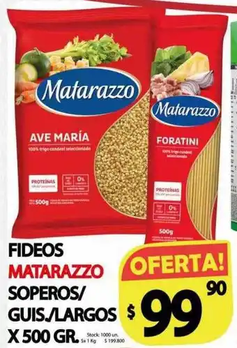 Supermercados Caracol Fideos Matarazzo Sopersos-guis.-largos oferta