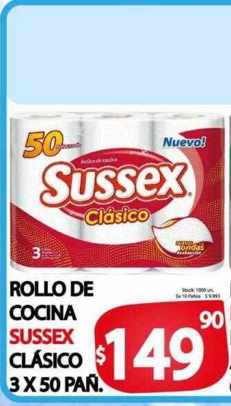 Supermercados Caracol Rollo De Cocina Sussex Clásico oferta