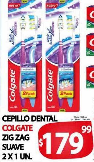 Supermercados Caracol Cepillo Dental Colgate Zig Zag Suave oferta
