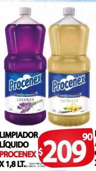 Supermercados Caracol Limpiador Líquido Procenex oferta