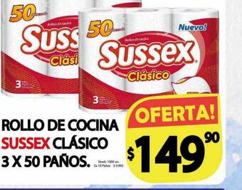 Supermercados Caracol Rollo De Cocina Sussex Clásico oferta