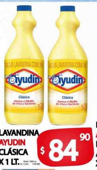 Supermercados Caracol Lavandina Ayudin Clásica oferta