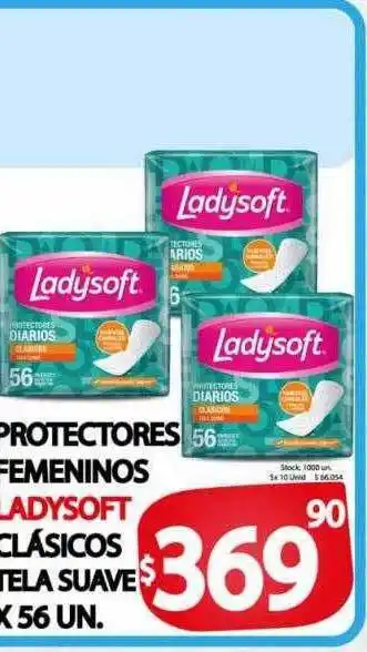 Supermercados Caracol Protectores Femeninos Ladysoft Clásicos oferta