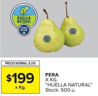 Carrefour Pera X kg. oferta