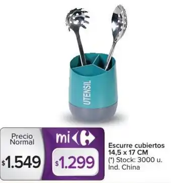 Carrefour Escurre cubiertos 14,5 x 17 cm oferta