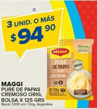 Carrefour Maxi Puré de papas maggi oferta