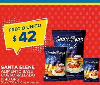 Carrefour Maxi Queso rallado santa elene oferta