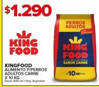 Carrefour Maxi Alimento para perros king food oferta