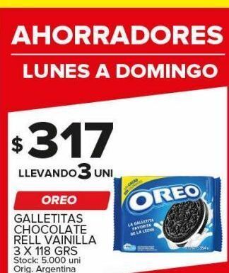 Carrefour Maxi Galletas oreo oferta