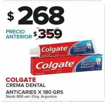 Carrefour Maxi Crema dental colgate x 180g oferta