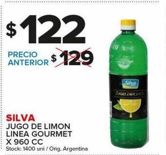 Carrefour Maxi Jugo de limón silva x 960cc oferta