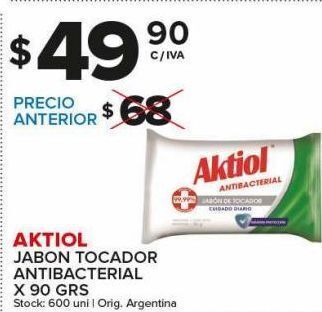 Carrefour Maxi Jabón de tocador aktiol x 90g oferta