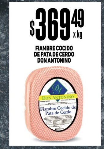 Makro Fiambre Cocido De Pata De Cerdo Don Antonino oferta