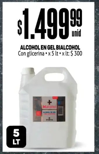 Makro Alcohol En Gel Bialcohol Con glicerina x 5 lt oferta