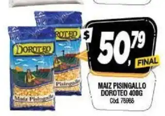 Supermercados Yaguar Maiz Pisingallo Doroteo 400g oferta