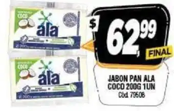 Supermercados Yaguar Jabon Pan Ala Coco 200g 1 Un oferta