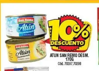 Supermercados Yaguar Atun San Remo Desm. 170g oferta