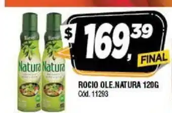 Supermercados Yaguar Natura Rocio Ole 120g oferta
