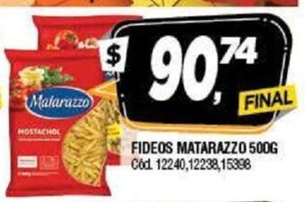 Supermercados Yaguar Fideos Matarazzo 500g oferta
