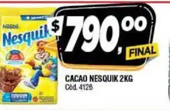 Supermercados Yaguar Nesquik Cacao 2 kg oferta