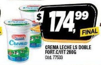 Supermercados Yaguar Crema Leche LS Doble Fort. C/Vit 200g oferta