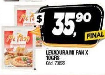 Supermercados Yaguar Levadura Mi Pan x 10grs oferta