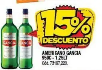 Supermercados Yaguar Americano Gancia 950C-1,25Lt oferta