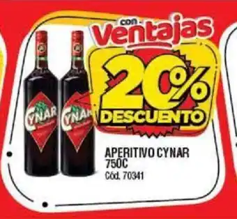 Supermercados Yaguar Aperitivo Cynar 750c oferta