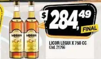 Supermercados Yaguar Licor Legui x 750 cc oferta