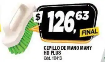 Supermercados Yaguar Cepillo De Mano Many Hd Plus oferta
