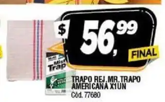 Supermercados Yaguar Mr.Trapo Trapo Rej.Americana x1Un oferta