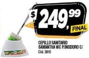 Supermercados Yaguar Cepillo Sanitario Samantha WC P/Inodoro oferta