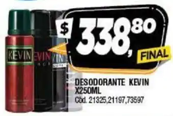 Supermercados Yaguar Kevin Desodorante x250 ml oferta