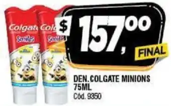 Supermercados Yaguar Colgate Den.Minions 75 ml oferta