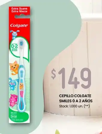 Walmart Cepillo colgate smiles 0 a 2 años oferta
